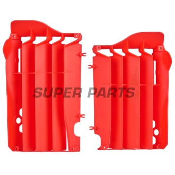 Προστατευτικά ψυγείου -POLISPORT- κόκκινο, HONDA CRF 450 2013-2014
