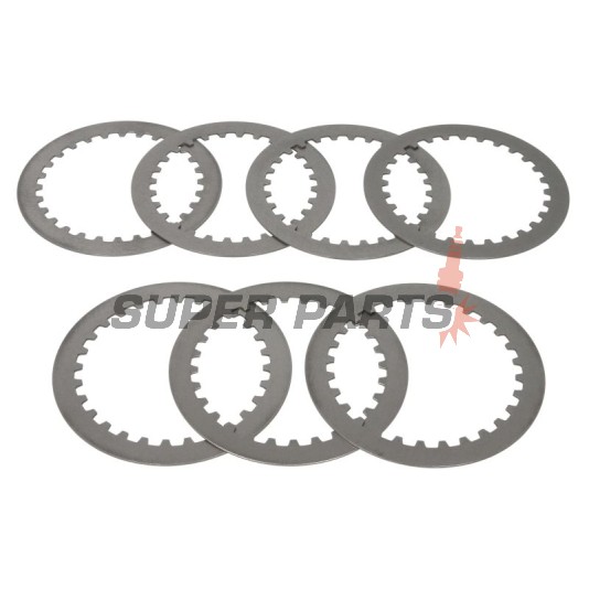 Σετ ατσάλινων δίσκων συμπλέκτη -TRW- MES360-7, Honda CRF450R (2002-2018), Honda CRF450X (2005-2014)