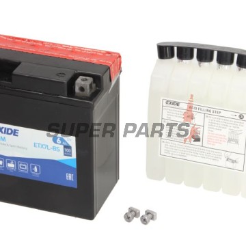 Μπαταρία -EXIDE- YTX7L-BS, 6Ah 12V