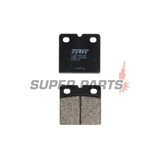 Τακάκια φρένων -TRW- MCB19, Aprilia AF1, Benelli Sei/650, BMW K & R series, Ducati Paso/SS, Laverda RGS/SFC, Moto Guzzi California/Le Mans, MZ ETZ/Saxon, Norton Interpol (1974-2005)