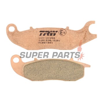 Τακάκια φρένων -TRW- MCB818SI, Derbi Mulhacen 125, Terra 125/125 Adventure, Honda CRF250L, CRF250M