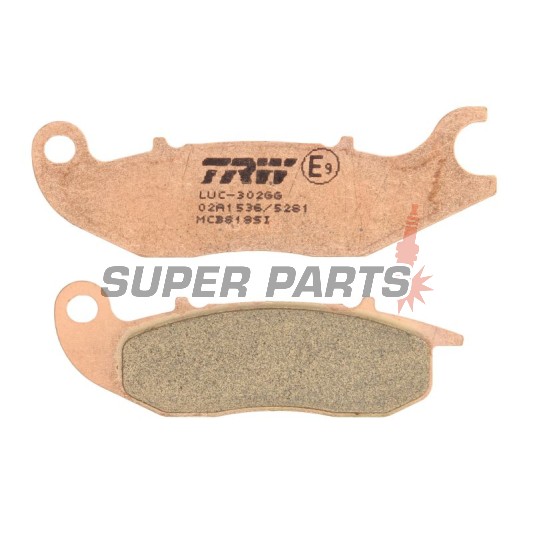 Τακάκια φρένων -TRW- MCB818SI, Derbi Mulhacen 125, Terra 125/125 Adventure, Honda CRF250L, CRF250M