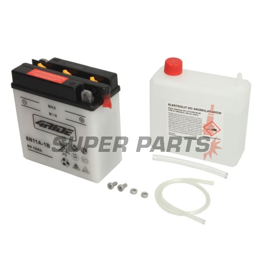 Μπαταρία -4 RIDE- 6N11A-1B 4RIDE, 11Ah 6V