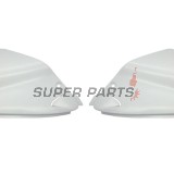 Πίσω πλαϊνά πλαστικά -POLISPORT- λευκά, YAMAHA YZ 125/250 1996-2001