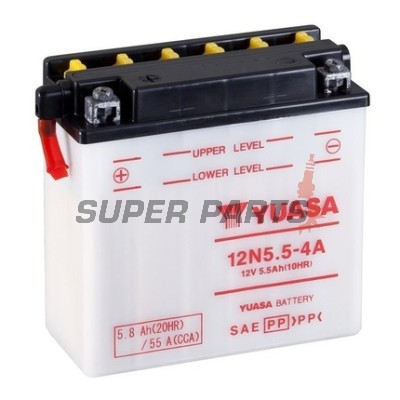 Μπαταρία -YUASA- 12N5.5-4A, 6Ah 12V