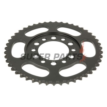 Πίσω γρανάζι -JT- JTR1842,47, 47 δόντια, ατσάλινο, Yamaha AG 200 1984-1994, DT 125 1974, 1976-1977, DT 175 1974-1977, 1979-1981, TW 125 1998-2004, TW 200 1989-2018, TW 225 2002-2006, XT 125 1982-1987, XT 200 1982-1983, XT 350 1985-2000
