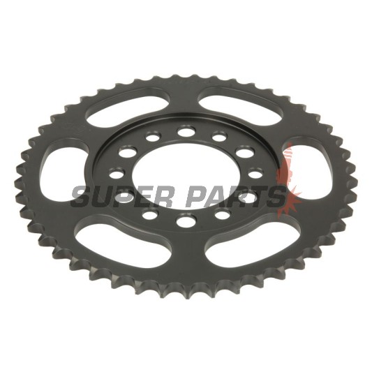 Πίσω γρανάζι -JT- JTR1842,47, 47 δόντια, ατσάλινο, Yamaha AG 200 1984-1994, DT 125 1974, 1976-1977, DT 175 1974-1977, 1979-1981, TW 125 1998-2004, TW 200 1989-2018, TW 225 2002-2006, XT 125 1982-1987, XT 200 1982-1983, XT 350 1985-2000