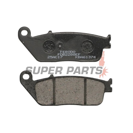 Τακάκια φρένων -FERODO- FDB2288EF, Kymco Xciting 500i 2008-2015