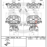 Δαγκάνα φρένου -BREMBO- Aprilia RSV4 1000/Tuono V4R, Ducati Monster 1200/Multistrada 1200/Panigale 1199-1299/xDiavel 1262, KTM Duke 690-1290/Super Duke/SMR 450, MV Agusta F4 1000RR, Triumph Scrambler 1200/Thruxton 1200 (2010-2022