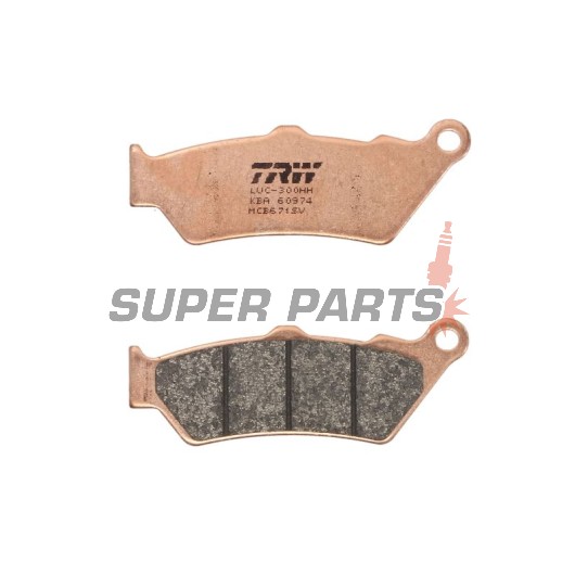 Τακάκια φρένων -TRW- MCB671SV, Aprilia Pegaso 650, BMW F 800 GS, Ducati Scrambler 800, Honda NX Dominator 650, KTM Adventure 990, Moto Guzzi California 1100, Triumph Rocket III 2300, Yamaha XT 660R (1976-2020)