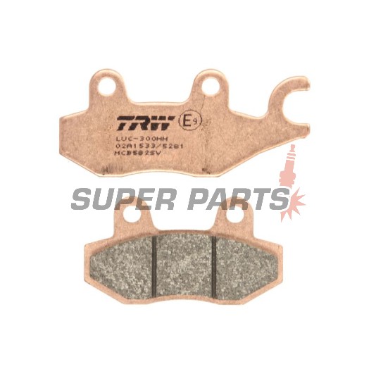 Τακάκια φρένων -TRW- MCB582SV, ATK 250/260/406, CAN-AM Commander/Maverick 800/1000, Kawasaki Brute Force/KLX/KVF/Teryx, Suzuki DR/RM/LT-R, Yamaha TT/WR/XTZ/YFM/YFZ/YXR/YZ (1989-2020)