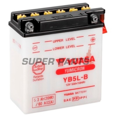 Μπαταρία -YUASA- YB5L-B, 5Ah 12V