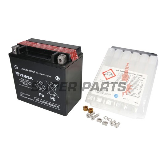 Μπαταρία -YUASA- YTX14L-BS, 13Ah 12V