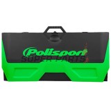 Χαλάκι μοτοσυκλέτας -POLISPORT- μαύρο/πράσινο, λαστιχένιο, διπλωμένο