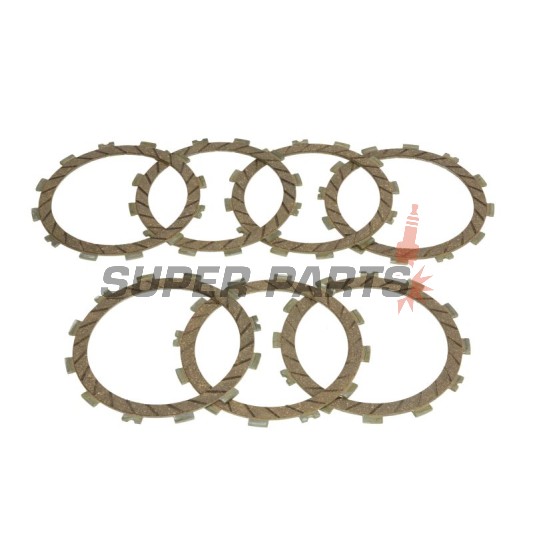 Σετ δίσκων συμπλέκτη -FERODO- FCD0485, KAWASAKI H1, H1-A, H1-B, H1-D, KH, KL, KLT, KX, Z 125-500 1969-1994