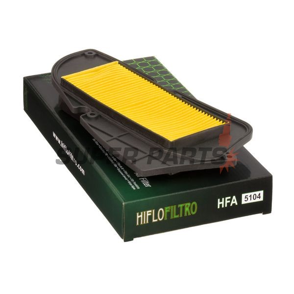 Φίλτρο αέρα -HIFLO FILTRO- HFA5104, Peugeot LXR 125-200, SYM HD 125-200 (2003-2015)