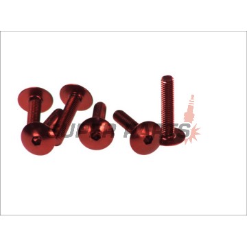 Σετ βιδών -VICMA- VIC-TA630RJ, M6x30, κόκκινα, 6τεμ.