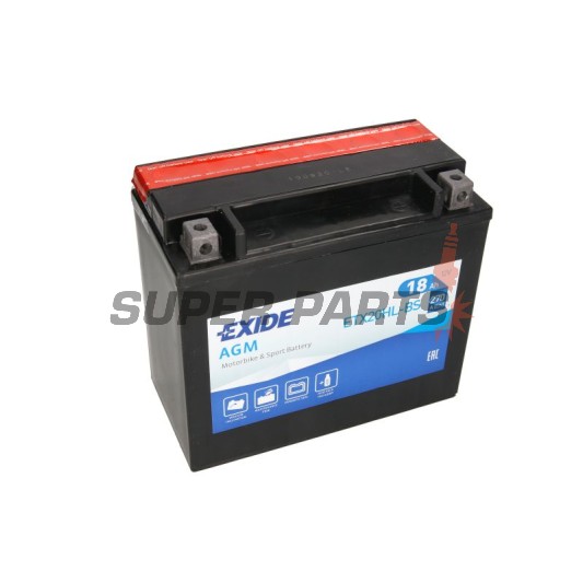 Μπαταρία -EXIDE- YTX20HL-BS, 18Ah 12V