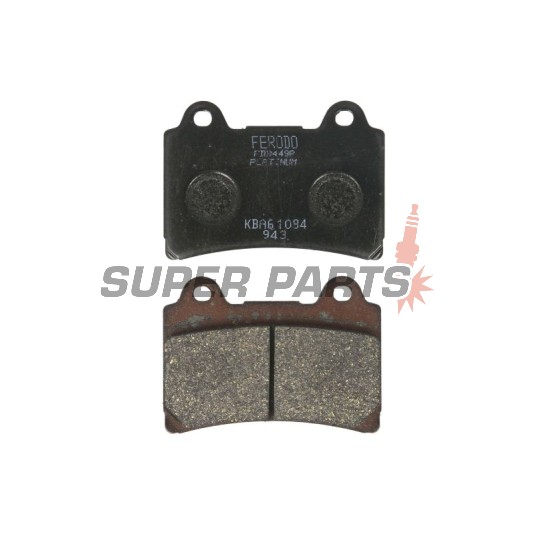 Τακάκια φρένων -FERODO- FDB449P, Yamaha FJ1200, SRX600, TDM850, TDR250, XV Road/Wild Star 1600-1700, XVZ Royal Star/Venture Royale 1300 (1986-2005)