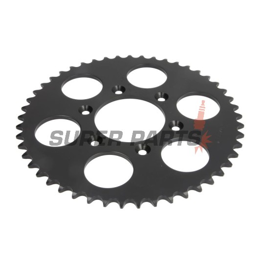 Πίσω γρανάζι -JT- JTR22,49, 49 δόντια, ατσάλινο, Aprilia MX 125 2004-2007, RX 125 1990-1997, 2000, 2008-2010, SX 125 2008-2010, Tuareg 125 1989-1993