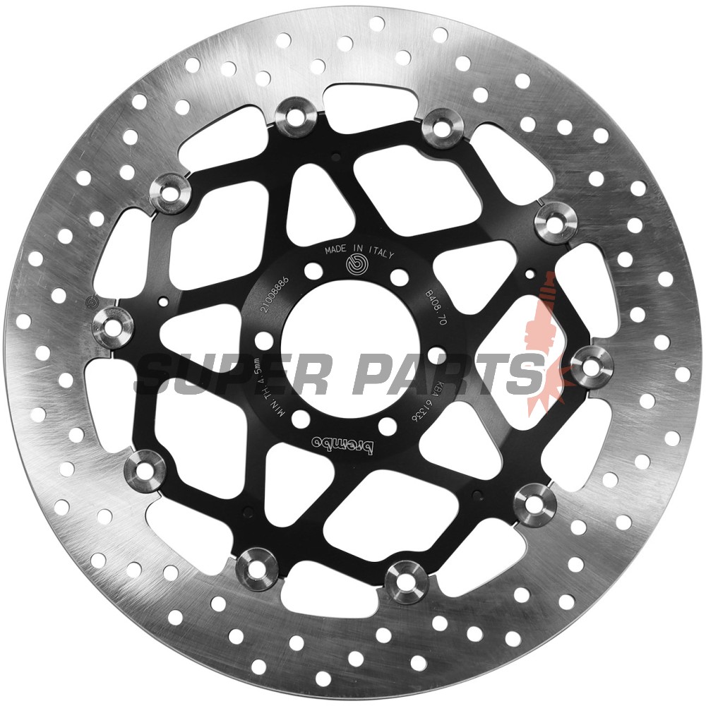 Δίσκος φρένου -BREMBO- 78B40870, Aprilia Mana, RS, RSV, Shiver, Tuono/Benelli TnT, Tornado/Cagiva Mito/Ducati Monster, SS, ST, Sport/KTM Duke, RC8, Super Duke/Moto Guzzi V11/Yamaha FZR, TDR, XJR (1987-2015)