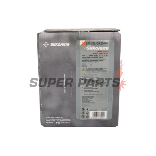 λάδι 2χρονου κινητήρα -SILKOLENE- COMP PLUS, 2T, πλήρως συνθετικό + εστέρας, 4L CUBE