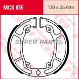 Σιαγόνες φρένων -TRW- MCS835, 130x25mm, Honda CT 110X, Lead 100, NES 125, PS 125i/150i, SH 125/150