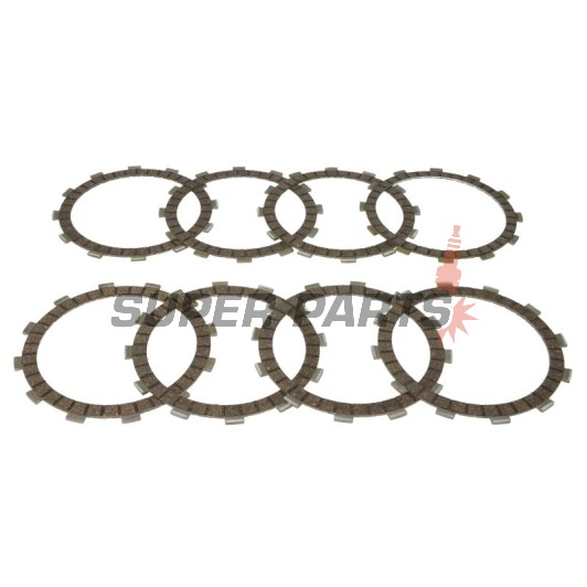 Σετ δίσκων συμπλέκτη -4 RIDE- TCS5639, KTM Adventure 640 1998-2002, LC4 640 1999-2006, SC 620/625 1996-2002, SMC 625/660 2004-2006, SX/SXC/Supercompetition/Supermoto/TXC 540-660 1997-2004