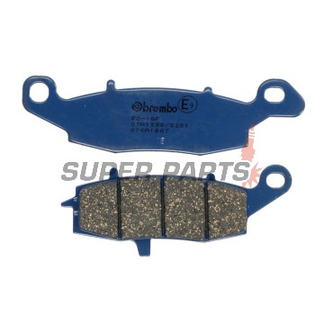 Τακάκια φρένων -BREMBO- 07KA1807, Kawasaki ER-6/GPZ 1100/KLE 650/VN 800-2000/Z 750/ZR 1100/ZR-7 750/W 650/ZX-6R/ZX-9R/ZXR/ZZR 600-1200 (1988-2008)/Suzuki Bandit 400-1250/V-Strom 650-1000/GS 500/GSX 750F/GSX-R 600/SV 650-1000/
