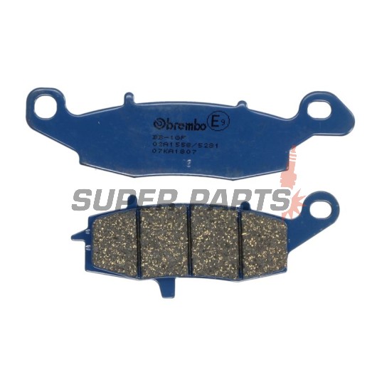 Τακάκια φρένων -BREMBO- 07KA1807, Kawasaki ER-6/GPZ 1100/KLE 650/VN 800-2000/Z 750/ZR 1100/ZR-7 750/W 650/ZX-6R/ZX-9R/ZXR/ZZR 600-1200 (1988-2008)/Suzuki Bandit 400-1250/V-Strom 650-1000/GS 500/GSX 750F/GSX-R 600/SV 650-1000/