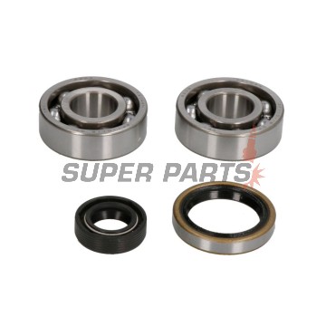 Σετ ρουλεμάν και τσιμουχών στροφάλου -HOT RODS- KTM 50 SX (13-23); 50 SX Mini (13-23); MC 50 (21-23); TC 50 (17-23); TC 50 Mini (18-23)