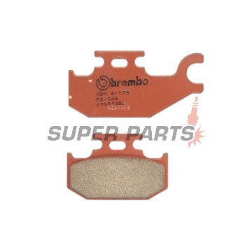 Τακάκια φρένων -BREMBO- 07GR50SD, Bombardier DS 650/Outlander 330-500/Quest 650 Max, Cannondale 400-440, Suzuki Vinson 500/KingQuad 700X (2000-2005)