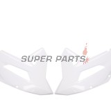 Μπροστινά πλαϊνά πλαστικά -POLISPORT- λευκά, HONDA CRF 450 2022-2023