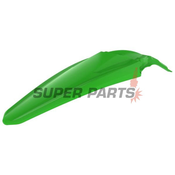 Πίσω φτερό/ουρά -POLISPORT- πράσινο, KAWASAKI KX 250/450 2016-2020