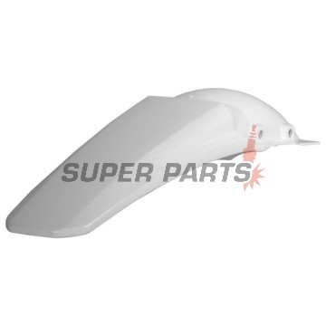 Πίσω φτερό/ουρά -POLISPORT- λευκό, HONDA CRF 250 2009-2009